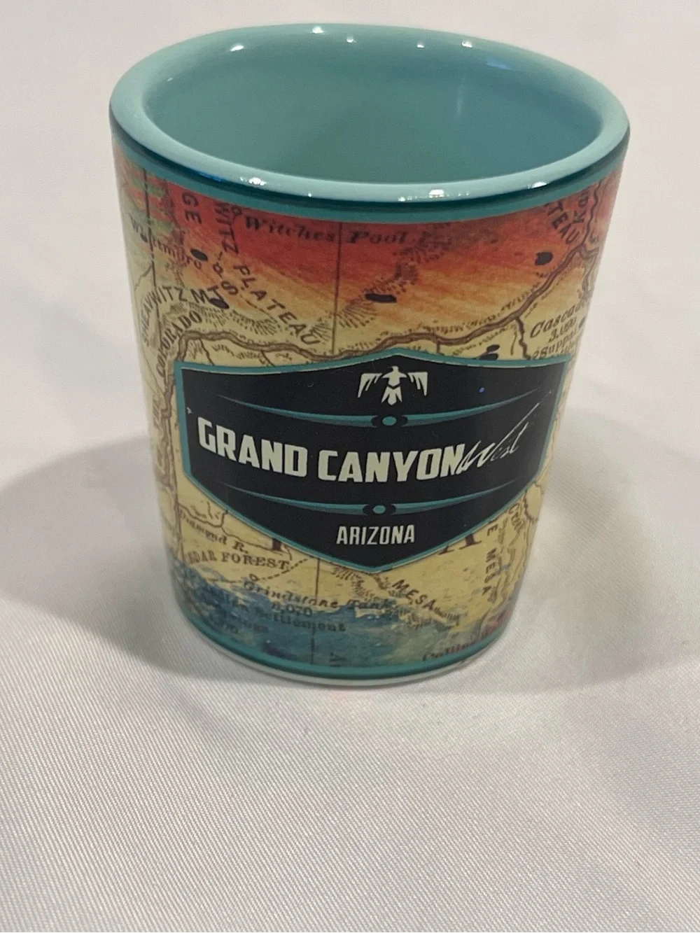 Grand Canyon West Arizona Ceramic Shot Glass